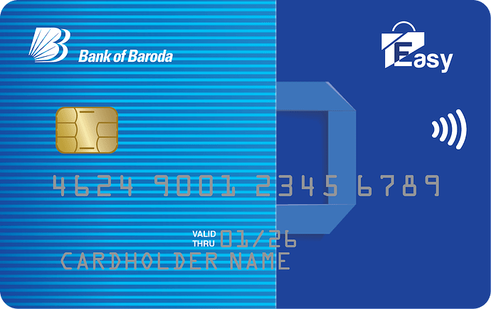 Bank of Baroda Easy RuPay Credit Card|405.0x255.0