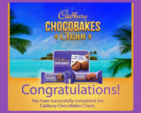 Free Amazon/Flipkart GV with Cadbury Chocobakes Chant