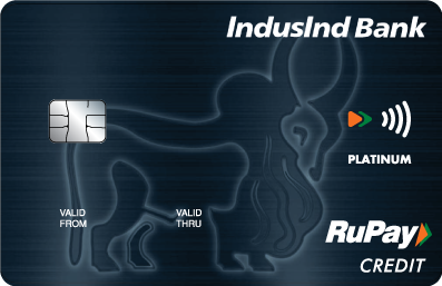 IndusInd Bank Platinum RuPay Credit Card|79.0x51.0